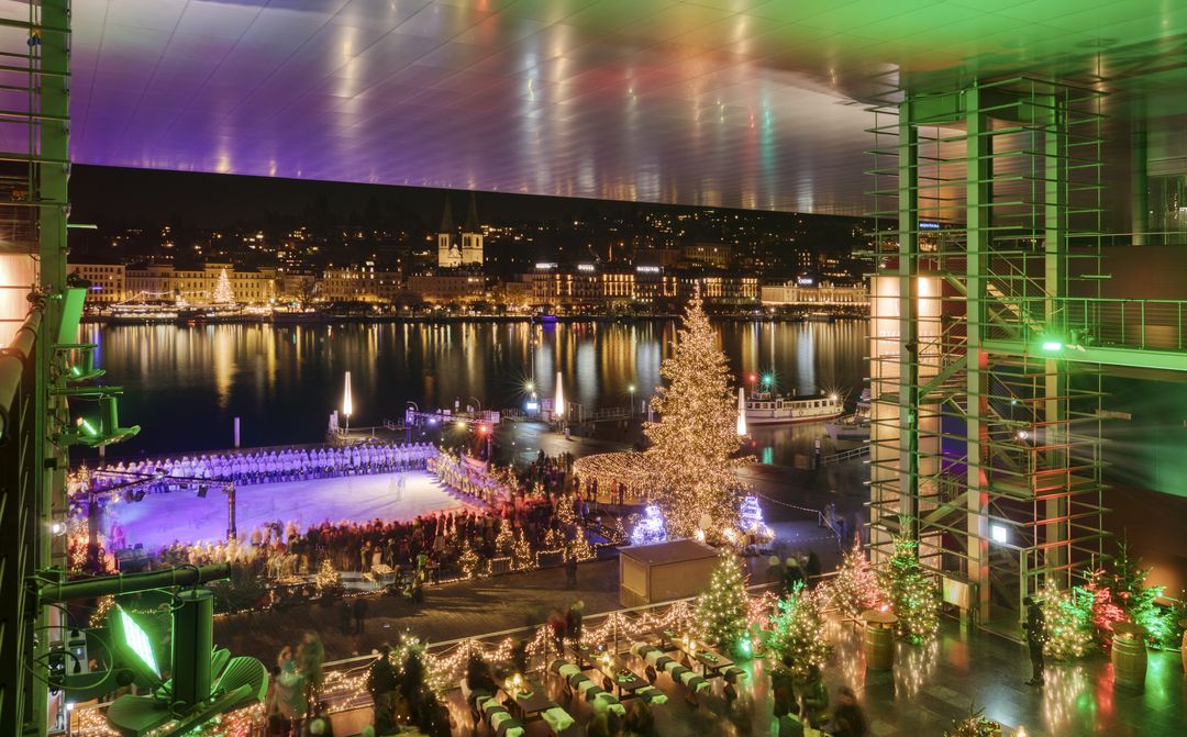 Winterzauber auf der Luzerner Terrasse im KKL Luzern