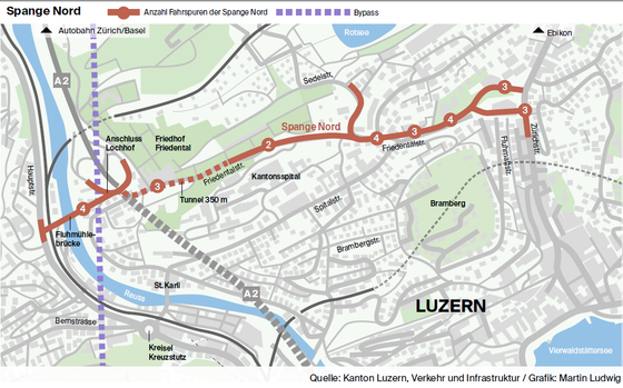 Berner Bypass-Pläne sorgen für Verwirrung um die Spange Nord