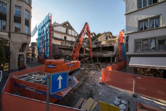 Grossbaustelle versetzt Luzerner Altstadt in Ausnahmezustand