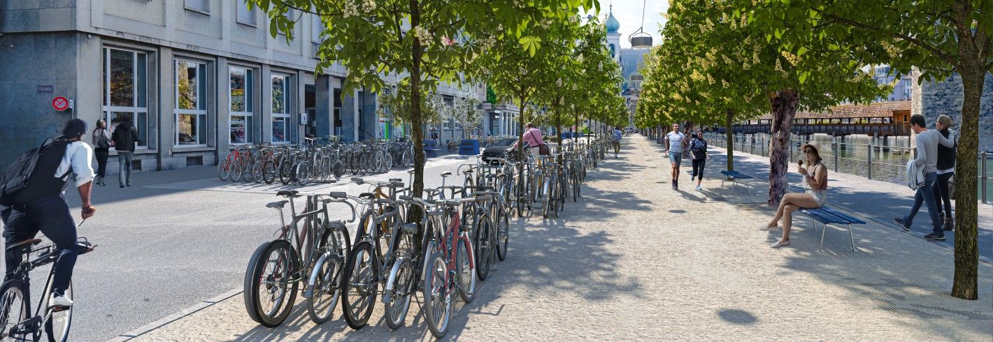 Die Bahnhofstrasse wird jetzt neu gestaltet